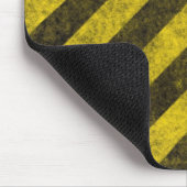 Tapis De Souris Rayures diagonales de risque de construction (Coin)