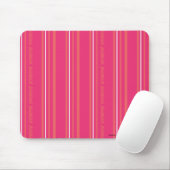 Tapis De Souris Rayures minces magenta (Avec souris)