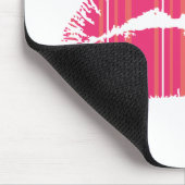 Tapis De Souris Rayures minces magenta (Coin)