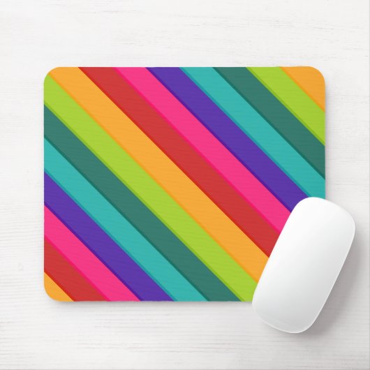Tapis De Souris Rayures multicolores (Avec souris)