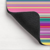 Tapis De Souris Rayures multicolores rétro (Coin)