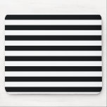 Tapis De Souris Rayures noires et blanches chics<br><div class="desc">Motif noir et blanc élégant de rayures. Personnalisez-le avec vos initiales de nom ou de monogramme.  Cliquez sur dessus la "personnaliser il" bouton pour d'autres options de personnalisation. Choisissez le style de police et la couleur.</div>