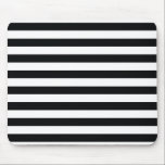 Tapis De Souris Rayures noires et blanches chics<br><div class="desc">Motif noir et blanc élégant de rayures. Personnalisez-le avec vos initiales de nom ou de monogramme. Cliquez sur dessus la "personnaliser il" bouton pour d'autres options de personnalisation. Choisissez le style de police et la couleur.</div>