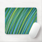 Tapis De Souris Rayures vertes (Avec souris)