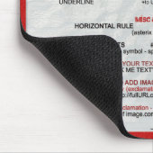 Tapis De Souris RB CheatSheet Mousepad (Coin)