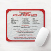 Tapis De Souris RB CheatSheet Mousepad (Avec souris)