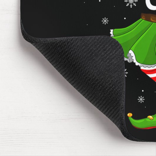 Tapis De Souris Reading Elf Christmas Family Girls Women Elf Squad (Coin)