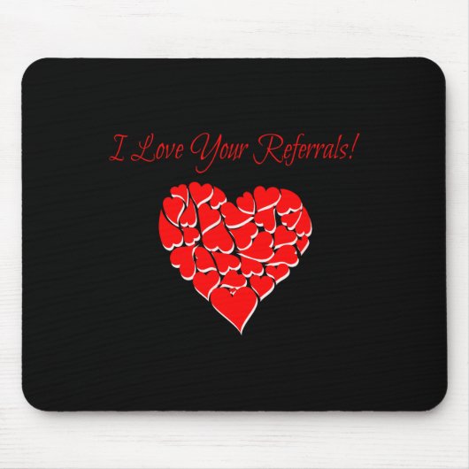 Tapis De Souris Real Estate Agent Valentine Day Shirt I Love Your (Devant)