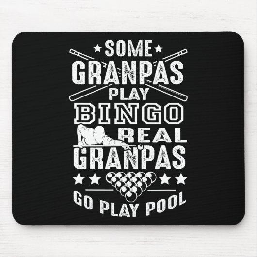 Tapis De Souris Real Grandpas Play Pool (Devant)