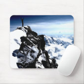 Tapis De Souris Réalisation de l'alpiniste hiver de neige (Avec souris)