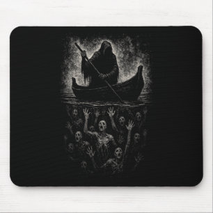 Tapis De Souris Reaper Horreur Goth Charon Hades Underworld Mythol