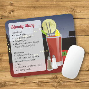 Tapis De Souris Recette de Bloody Mary
