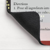 Tapis De Souris Recette de cocktail Manhattan (Coin)