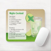 Tapis De Souris Recette de Mojito (Avec souris)
