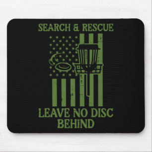 Tapis De Souris Recherche Secourir Aucun Disque Derrière Drapeau F