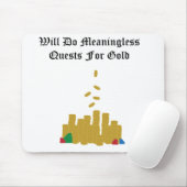 Tapis De Souris Recherches sans signification pour l'or Mousepad (Avec souris)