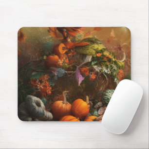 Tapis De Souris Récolte de la Gratitude de la Peinture de l'Action