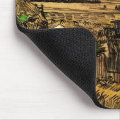 Tapis De Souris Récolte en Provence Montmajour par Vincent van Gog (Coin)