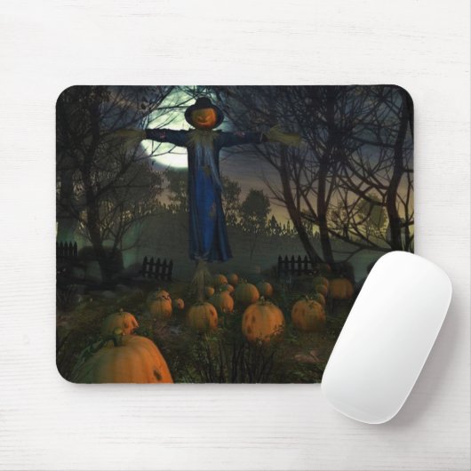 Tapis De Souris Récolte Mousepad de Halloweens (Avec souris)