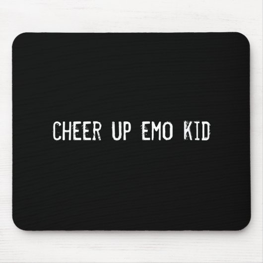 Tapis De Souris réconforter emo gamin (Devant)