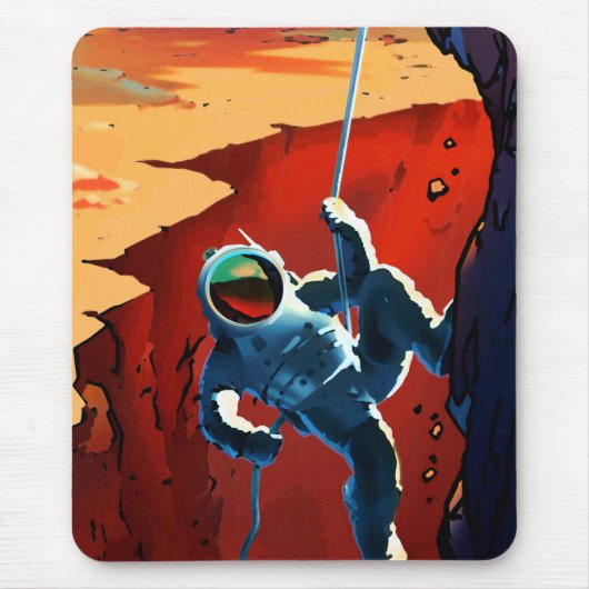 Tapis De Souris Recrutement Recherché de Mars de "explorateurs (Devant)