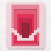Tapis De Souris Rectangle Abstrait en rouge (Devant)