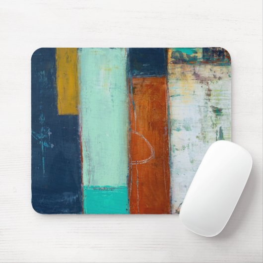 Tapis De Souris Rectangles Abstraites (Avec souris)