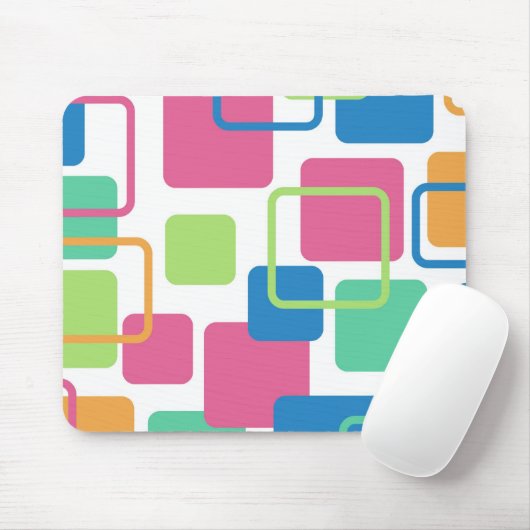 Tapis De Souris Rectangles modernes 7 d'Eames (Avec souris)