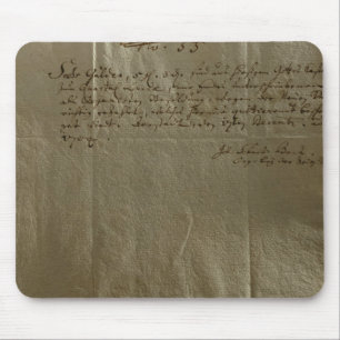 Tapis De Souris Reçu de rémunération, le 17 décembre 1704