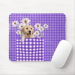 Tapis De Souris Récupérateurs D'Or Dans En vichy Pocket Souris