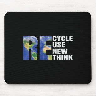 Tapis De Souris Recycle Réutiliser Renouveler Repenser Jour des te