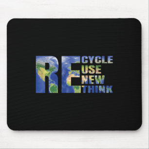 Tapis De Souris Recycle Réutiliser Renouveler Repenser Jour des te