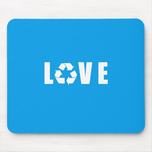 Tapis De Souris Recycler l'amour (Devant)