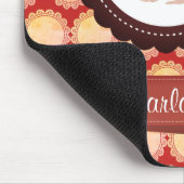 Tapis De Souris Red Ajouter Votre Nom Hamster (Coin)
