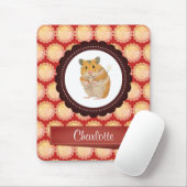 Tapis De Souris Red Ajouter Votre Nom Hamster (Avec souris)