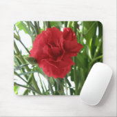 Tapis De Souris Red Carnation Mousepad (Avec souris)