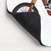 Tapis De Souris Red dirt bike motorcycle (Coin)