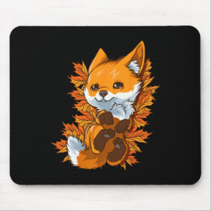 Tapis De Souris Red Forest Fox Baby automne automne automne