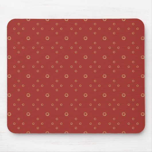 Tapis De Souris Red | Golden Zinnia Sun (Devant)
