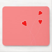 Tapis De Souris Red Hearts Mousepad (Devant)