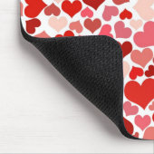 Tapis De Souris Red Hearts Mousepad (Coin)