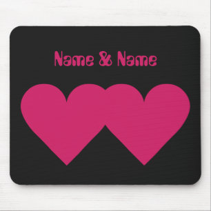 Tapis De Souris Red Hearts Valentine mousepad personnalisé