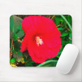 Tapis de souris Red Hibiscu (Avec souris)