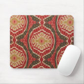 Tapis De Souris Red Ikat (Avec souris)