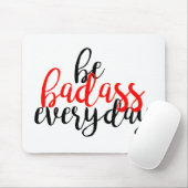 Tapis De Souris REd inspirant Badass mousepad (Avec souris)