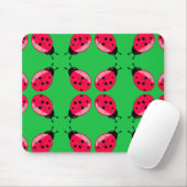 Tapis De Souris Red Ladybugs (Avec souris)