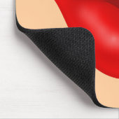Tapis De Souris Red lips big kiss (Coin)