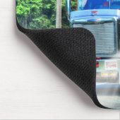 Tapis De Souris Red Logging Truck Highway Driving Art III (Coin)