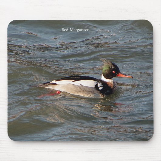 Tapis De Souris Red Merganser Mousepad (Devant)