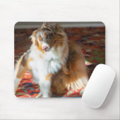 Tapis De Souris Red Merle Australian Shepherd (Avec souris)